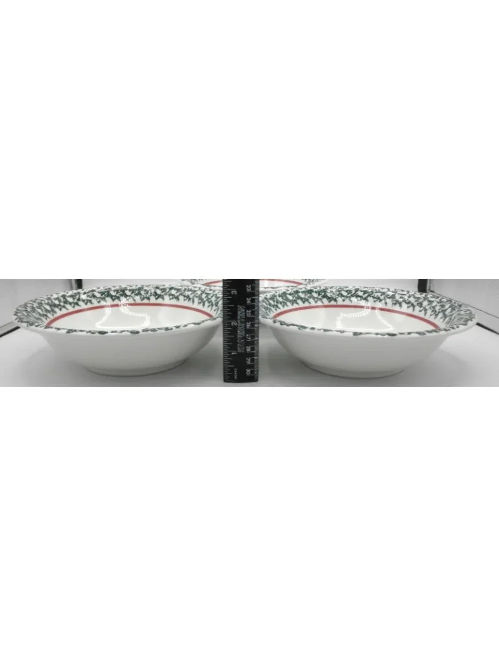 FUO5 by Furio 8-1/4 inch Soup Bowl Spongeware Christmas Set of 3 Made in Italy - Picture 3 of 7